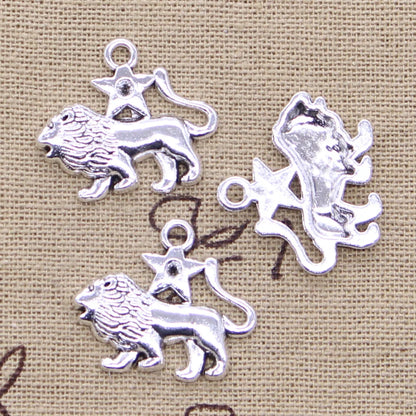 Zodiac Charm DIY Antique Pendant