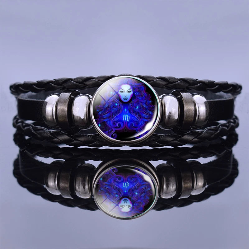 Zodiac Sign Constellation Charm Bracelet