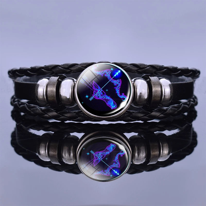 Zodiac Sign Constellation Charm Bracelet