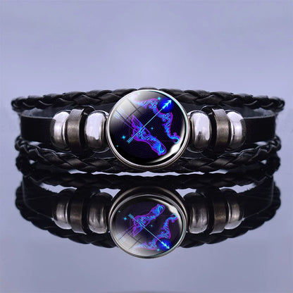 Zodiac Sign Constellation Charm Bracelet