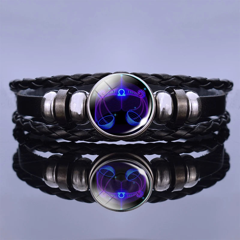 Zodiac Sign Constellation Charm Bracelet