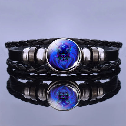 Zodiac Sign Constellation Charm Bracelet