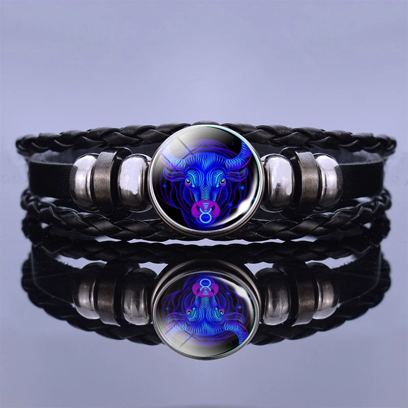 Zodiac Sign Constellation Charm Bracelet