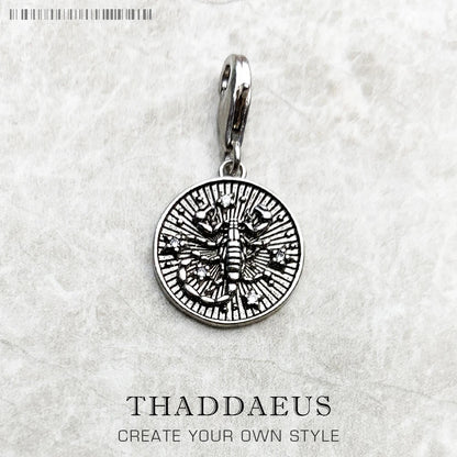 925 Sterling Silver Zodiac Sign Vintage Charm Pendant
