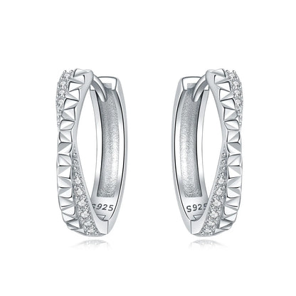 Elegant Sterling Silver Hoops
