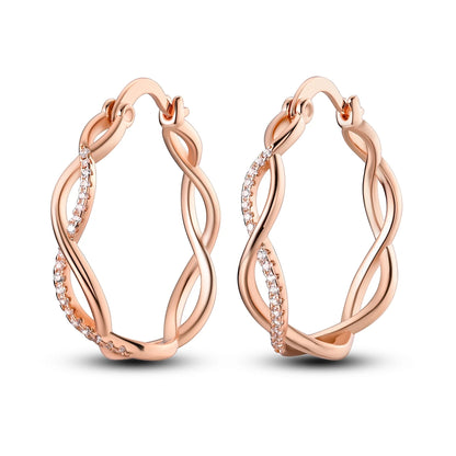 Elegant Sterling Silver Hoops