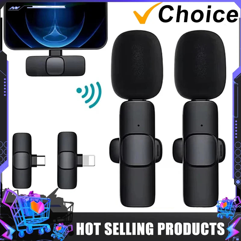 Wireless Lavalier Mic Set