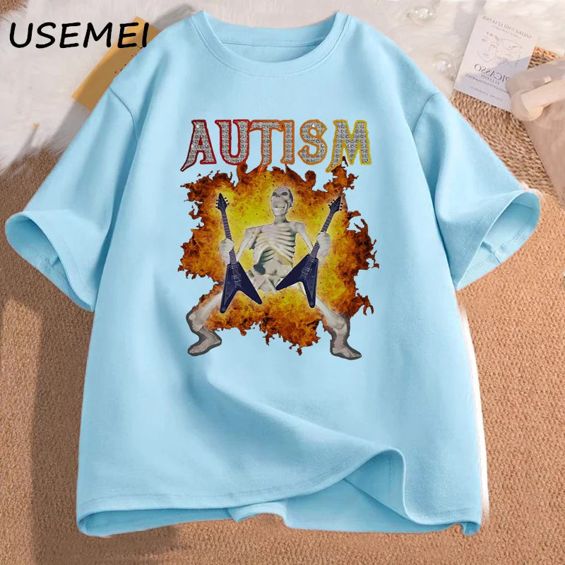 Autism Skeleton Meme Tee