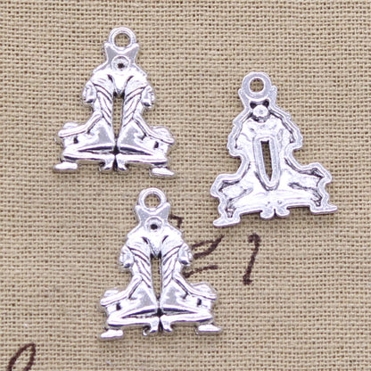 Zodiac Charm DIY Antique Pendant