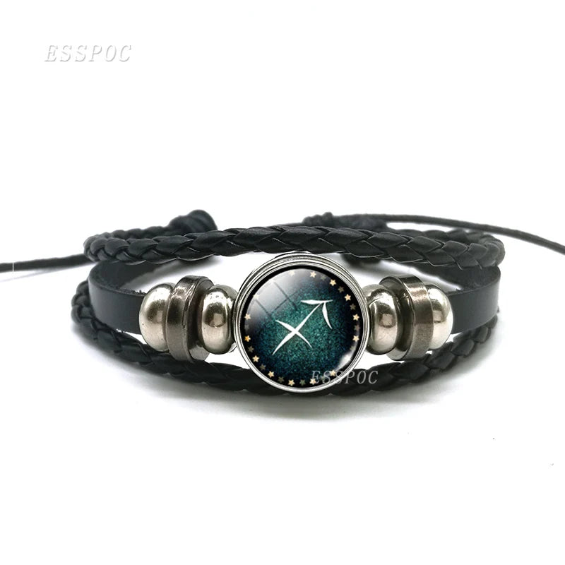 Zodiac Sign Constellation Charm Bracelet