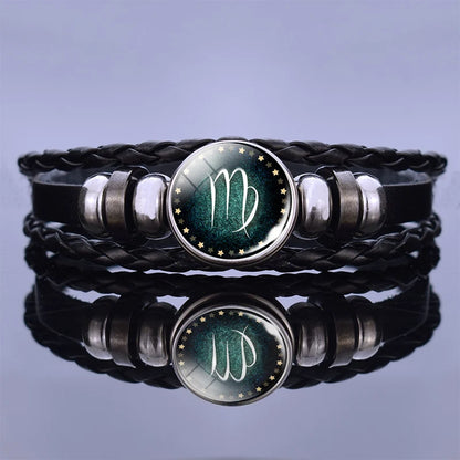 Zodiac Sign Constellation Charm Bracelet