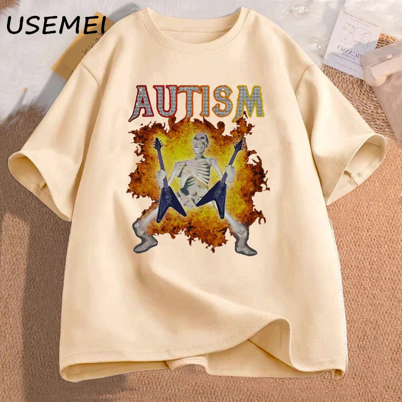 Autism Skeleton Meme Tee