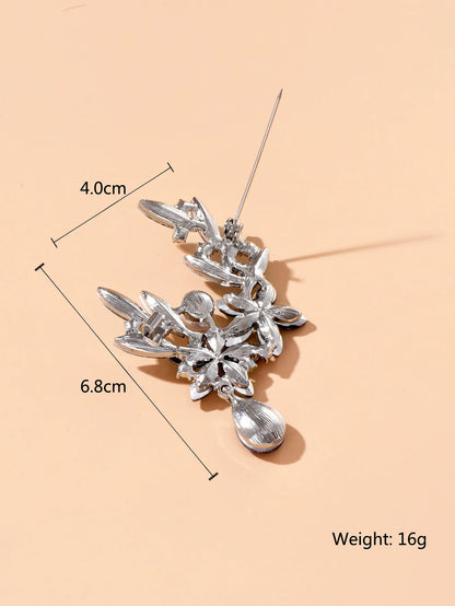 Trendy Floral Charm Brooch