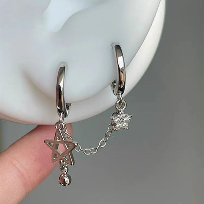 Y2K Star Chain Earring