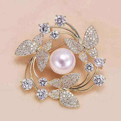 Trendy Floral Charm Brooch