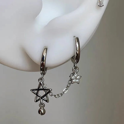 Y2K Star Chain Earring