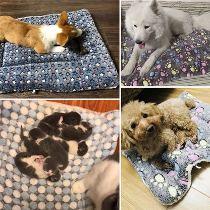 Cozy Flannel Pet Bed