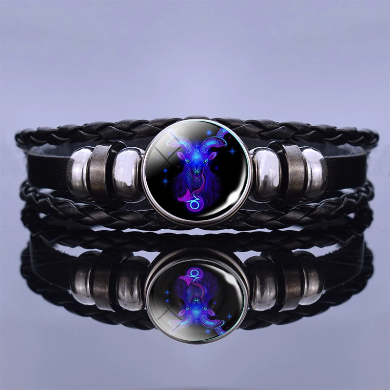 Zodiac Sign Constellation Charm Bracelet