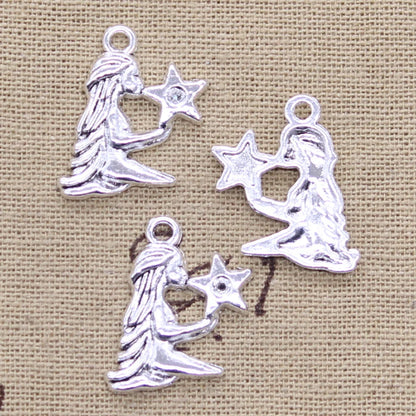 Zodiac Charm DIY Antique Pendant