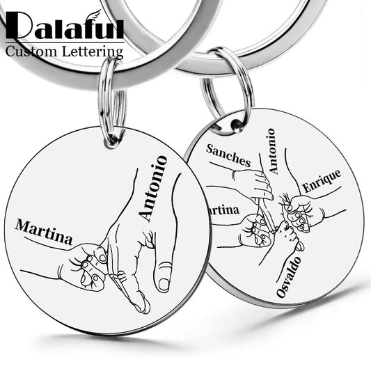 Custom Name Family Keychain