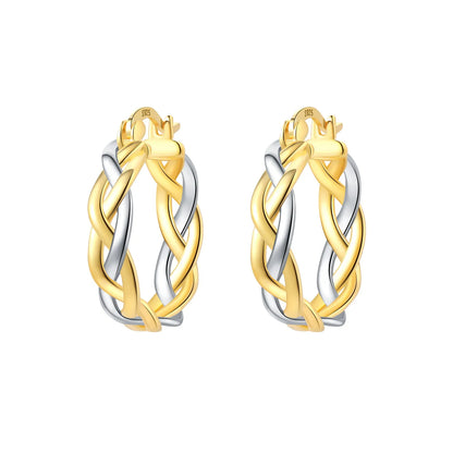 Elegant Sterling Silver Hoops