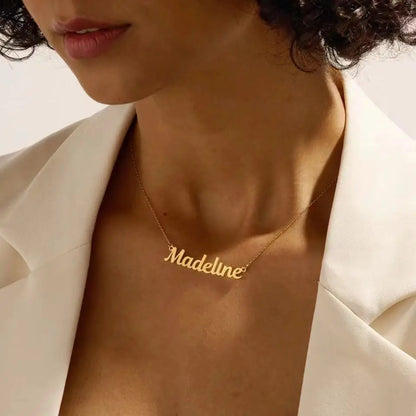 Custom Name Pendant Necklace