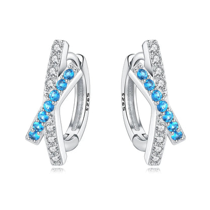 Elegant Sterling Silver Hoops