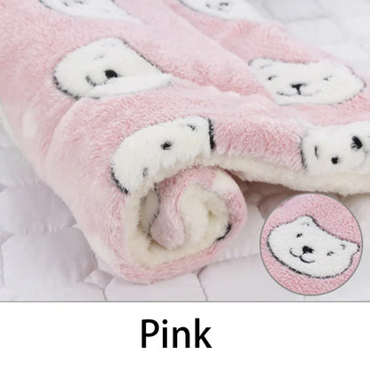 Cozy Flannel Pet Bed