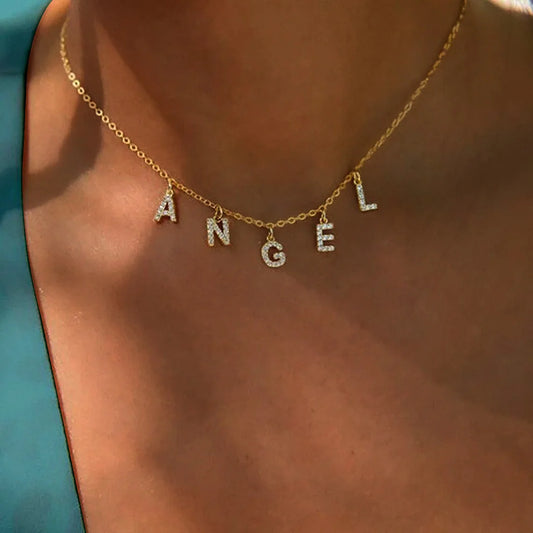 Personalized Initial Letter Necklace