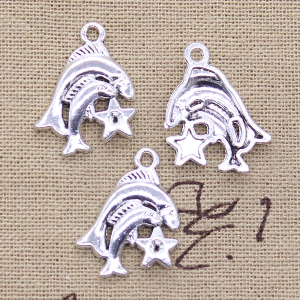 Zodiac Charm DIY Antique Pendant