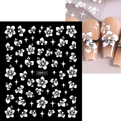 Zodiac Constellation 3D Bronzing Nail Stickers