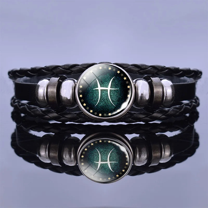 Zodiac Sign Constellation Charm Bracelet