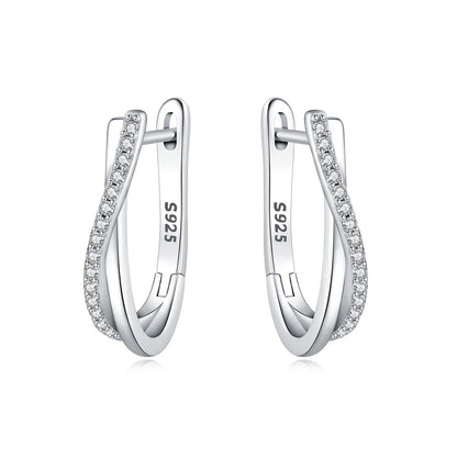 Elegant Sterling Silver Hoops