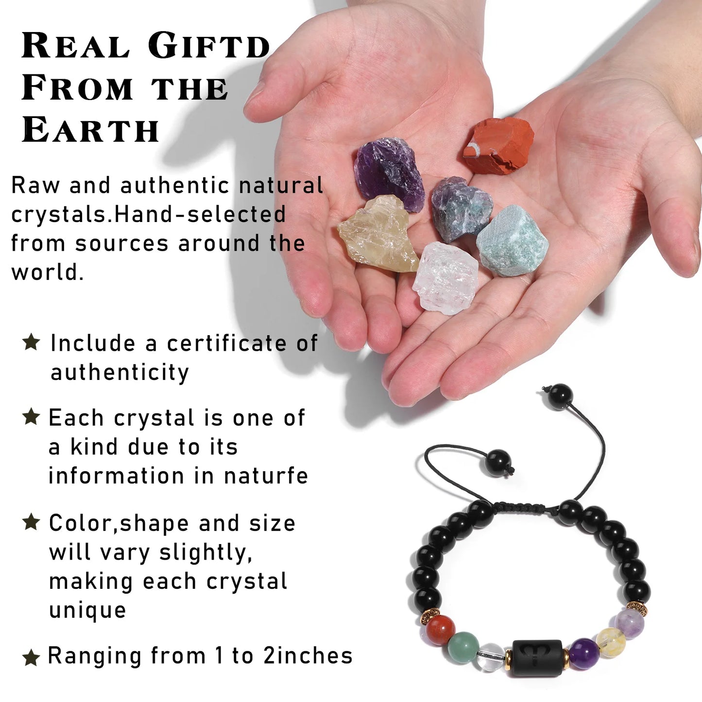 Constellation Zodiac Sign Gift Box - Lapis Lazuli Amethysts Rope Bracelet With Raw Stone