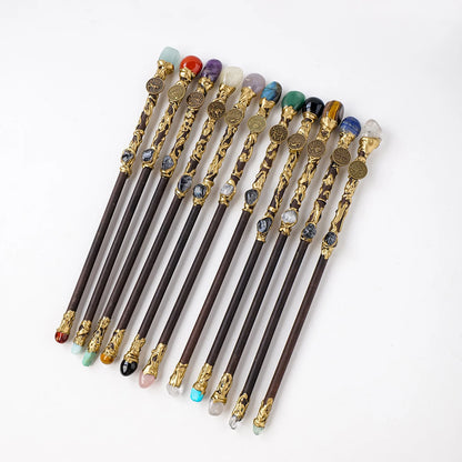 1PC Zodiac Constellation Crystal Scepter Magic Fairy Stick