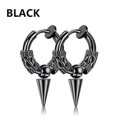 Bold Cross Clip Earrings