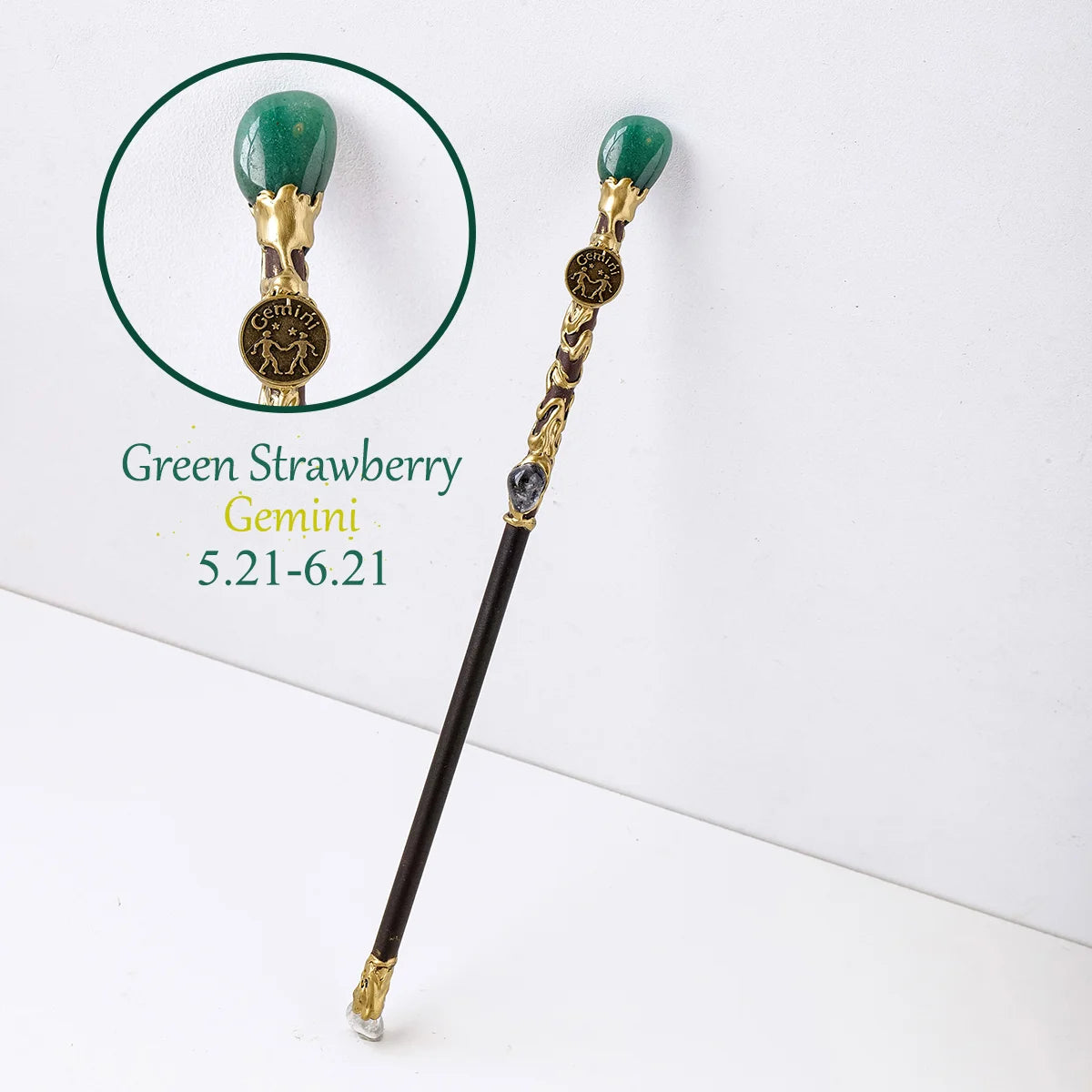 1PC Zodiac Constellation Crystal Scepter Magic Fairy Stick
