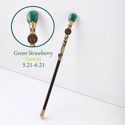 1PC Zodiac Constellation Crystal Scepter Magic Fairy Stick