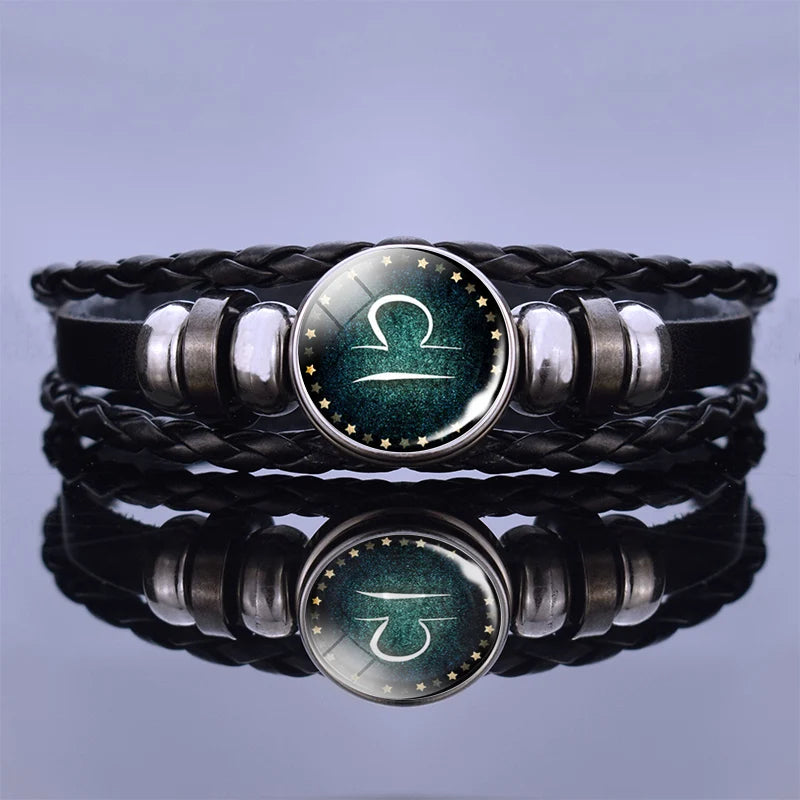 Zodiac Sign Constellation Charm Bracelet