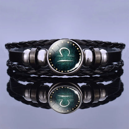 Zodiac Sign Constellation Charm Bracelet