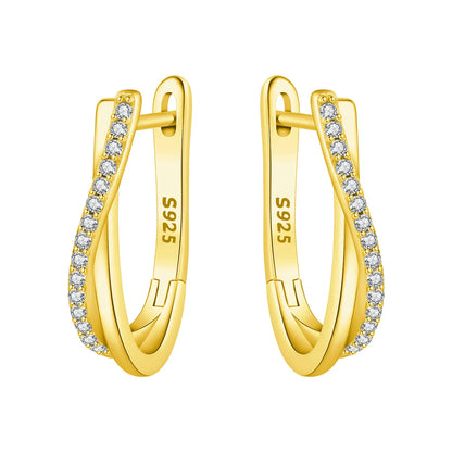 Elegant Sterling Silver Hoops