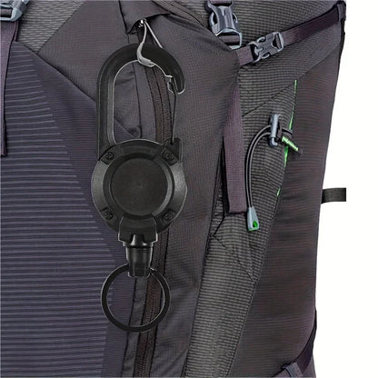 Retractable Carabiner Keychain Clip