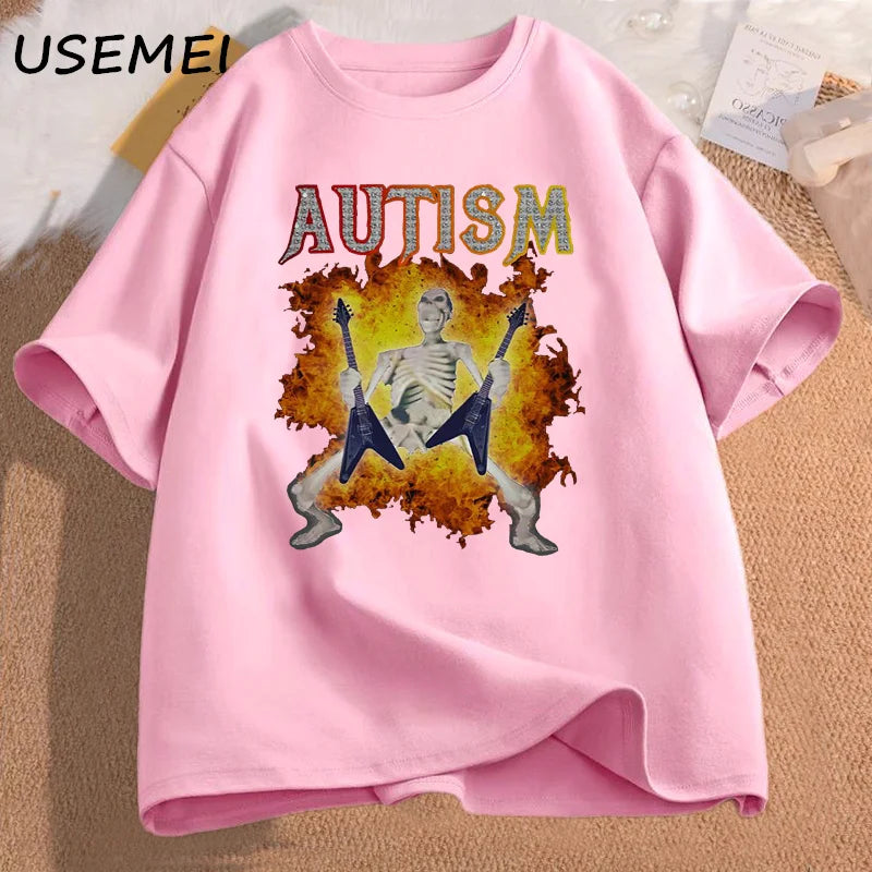 Autism Skeleton Meme Tee