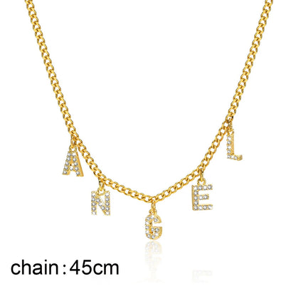 Personalized Initial Letter Necklace