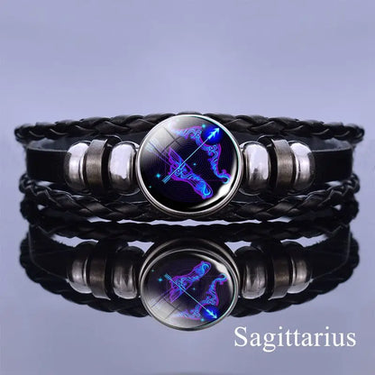 Zodiac Sign Constellation Charm Bracelet
