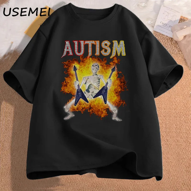 Autism Skeleton Meme Tee