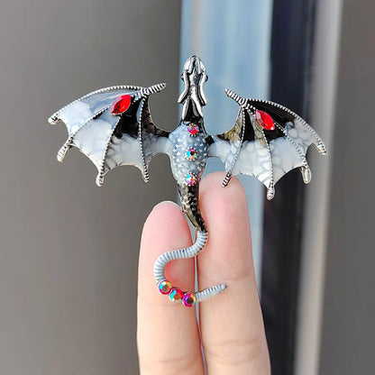 Enchanted Dragon Brooch Pin