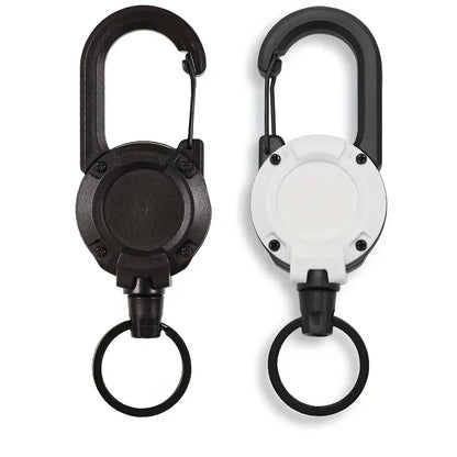 Retractable Carabiner Keychain Clip